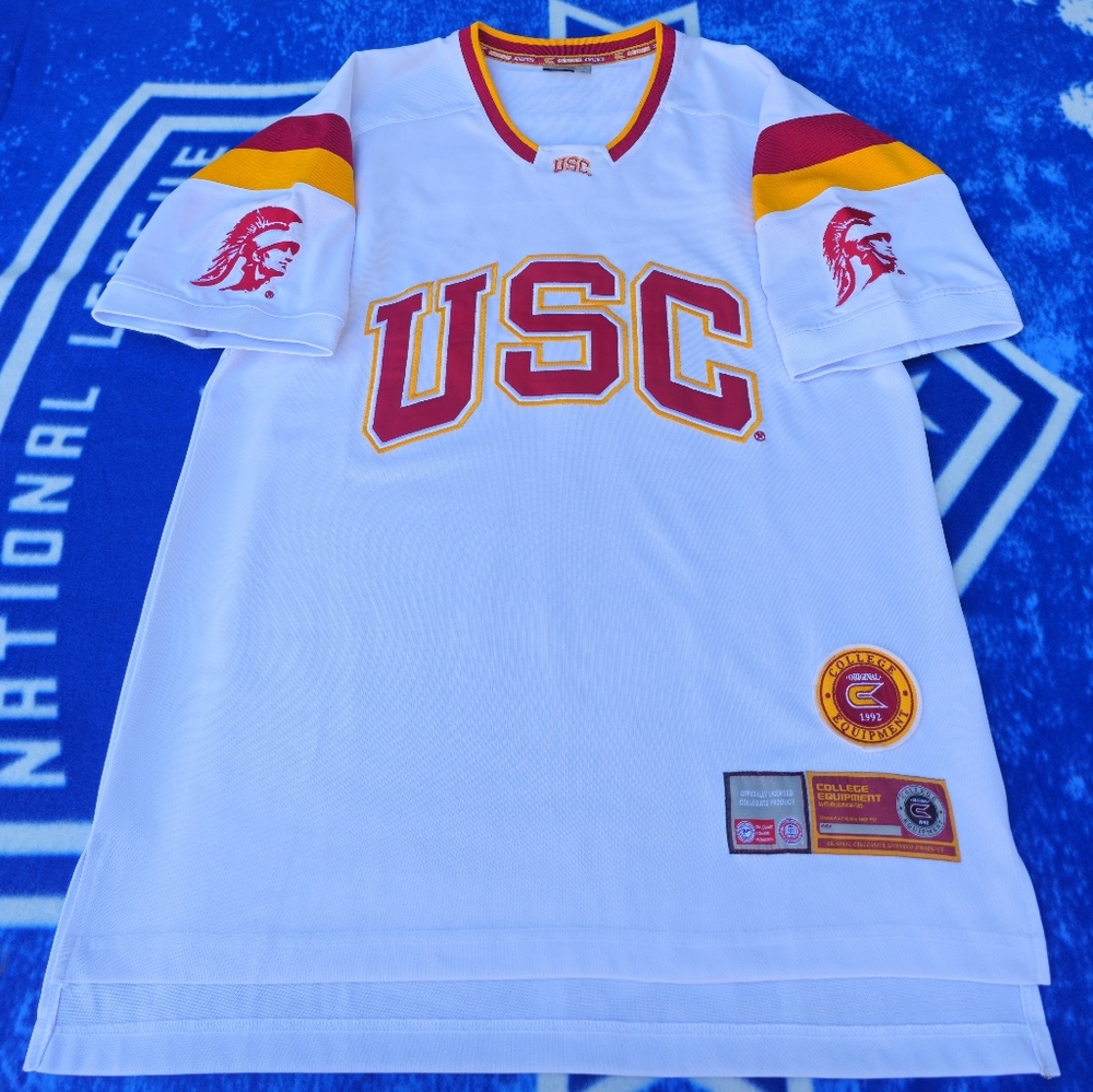 College Equipment By Colosseum USC Troyans Football Jersey Men's L
